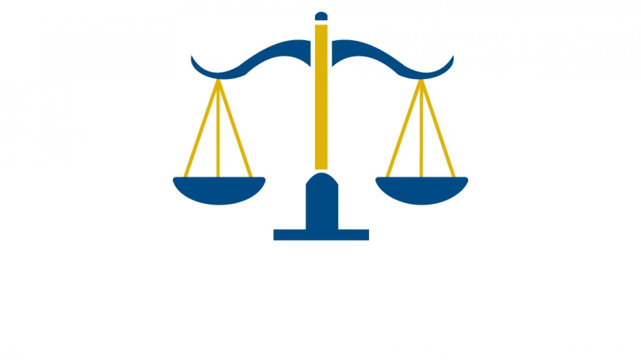 CJB logo: the scales of justice